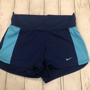 Nike Navy Blue Dri-Fit Workout Shorts
